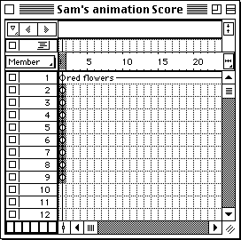 Score cells selected before Space to Time