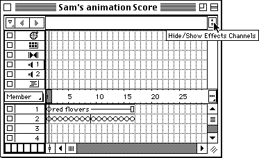 the 'Show/Hide Effects Channels' button