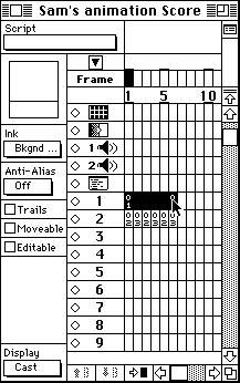 shift-click to select all background cells