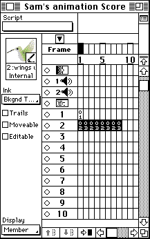 Score cells after Space to Time