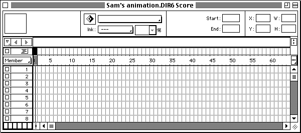 the Score window