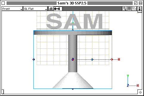 initial lathed object (high polygon count)